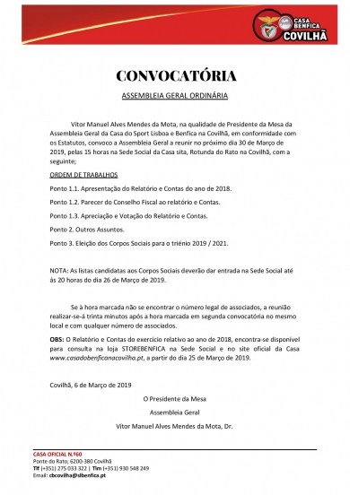 Convocatória